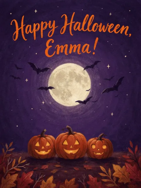 Halloween Greeting Card